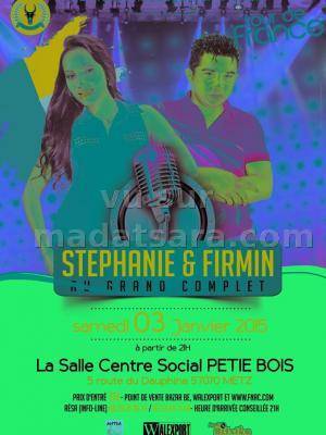 Firmin et Stéphanie en concert à la Salle Centre Social Petie Bois