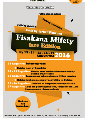 Fisakana Mifety - 1ère édition - festival