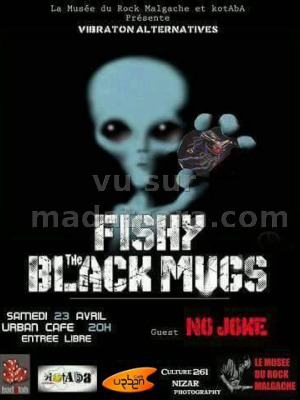 Fishy the black mugs au Urban Café