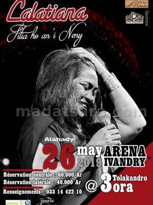 Lalatiana‍ Fitia hoan'i neny Arena Ivandry