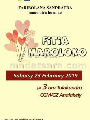 Fitia maroloko - Faribolana sandratra CGM Analakely