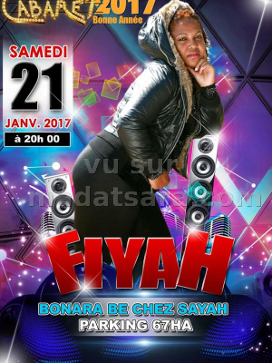 Fiyah‍ cabaret bonne année 2017 au Bonara-Be 67ha‍