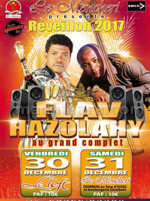 Flav Rotsaka‍ & Hazolahy‍ au grand complet Le Loft Mayotte‍ - Restaurant Moncheri Dembeni Mayotte‍