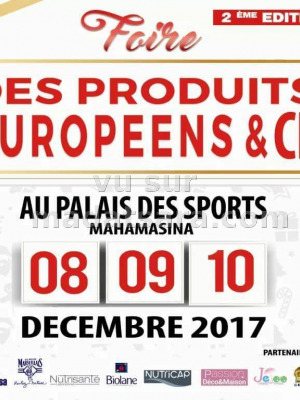 Foire des produits européens & CE -  Palais des Sports Mahamasina‍