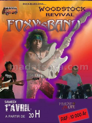 Foxy‍ en concert Piment Café Behoririka‍