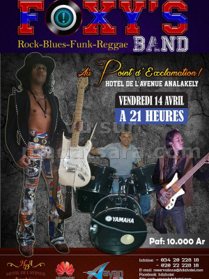 Foxy's Band‍ en concert - Hotel de l'Avenue (HDA) Analakely‍