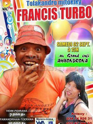 Francis turbo tolakandro mitokiky Grand Enfi Ambondrona Mahajanga