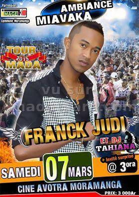 Franck Judi et Dj Tahiana en concert au Cine Avotra Moramanga