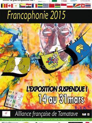 Francophonie 2015 L'exposition suspendue à l'Alliance Française de Tamatave