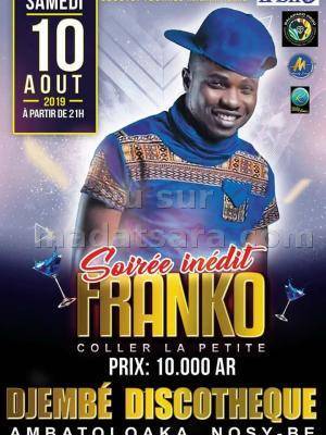 Franko - Djembe Discothèque Ambatoloaka Nosy Be - Madagasikara