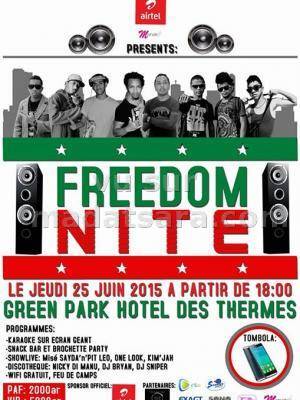 Freedom Nite au Green Park Hotel des thermes