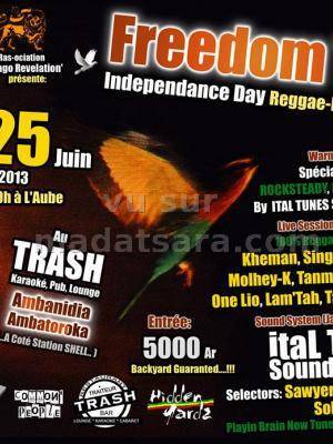 Independance Day Reggae-Dancehall Party
Warm up: Special SKA, RockSteady, Early Reggae By ITAL TUNE