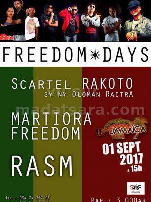Freedoms day avec Rasm, Martiora Freedom, Scartel au Jamaica By Pass