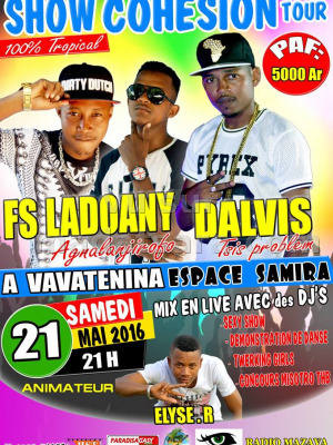 Fs Ladoany, Dalvis - Show cohesion tour 100% tropical