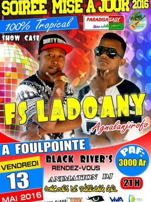 FS Ladoany - Soirée Mise à jour 100% tropical au Black River's Foulpointe