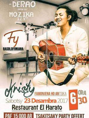 Fy Rasolofoniaina derao amin'ny mozika izy Restaurant El Harato