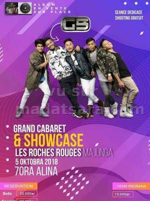 G5 en show case Les Roches Rouges Mahajanga