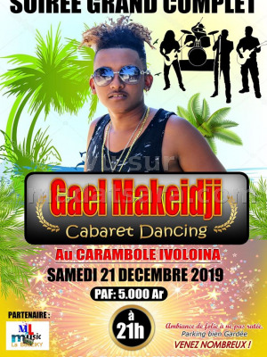 Gael Makeidji - cabaret dancing - Espace Carambole Ivoloina‍