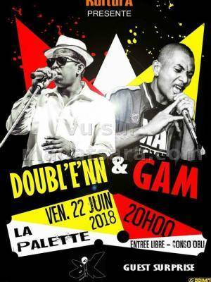 Gam & Doubl'e'nn en concert La Palette Antsirabe