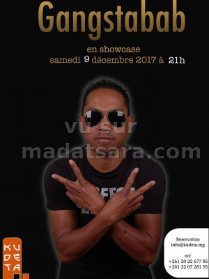 Gangstabab‍ en show case ay  Kudeta urban Club‍