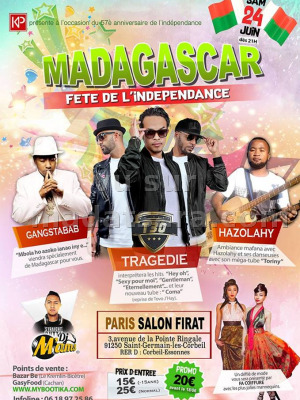 Gangstabab‍ , Tragedie T3.0‍ & Hazolahy‍ - fête de l'indépendance - Salon Firat Saint-Germain Les Corbeil‍