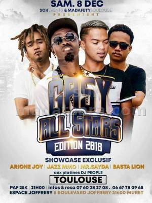 Gasy all stars édition 2018 Espace Joffrery Toulouse