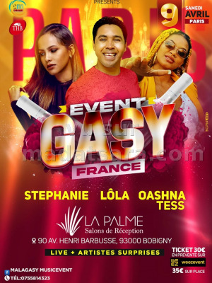 Gasy Event - Stéphanie‍ Lola‍ Oashna Tess‍ - La Palme Bobigny‍