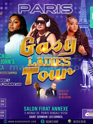 Gasy ladies tour - Vaiavy Chila‍ - Farah John's‍ - Rebecca‍ - Salon Firat Saint-Germain Les Corbeil‍