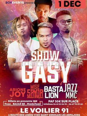 Gasy show Mr Sayda, Arione Joy, Basta Lion, Jazz Mmc Le Voilier 91 La Norville
