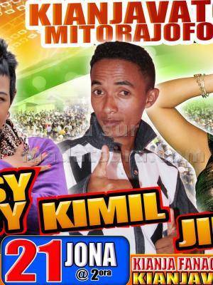 Gasy Lady, Kimil, Jirah en concert au Kianjavato Mitorajofo