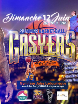 GasyErs - summer basket Ball - 4ème édition - Gymnase Jules Ladoumègue Juvisy-Sur-Orge