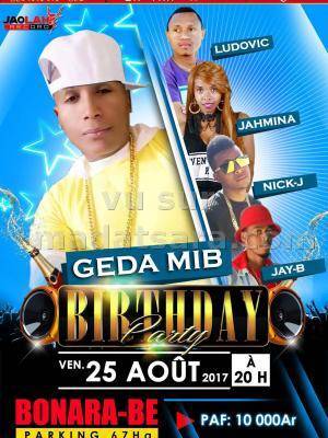 Geda Mib birthday au Bonara-Be 67ha