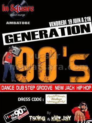 Generation 90's dance pub step groove new jack hip hop au In Square Ambatobe