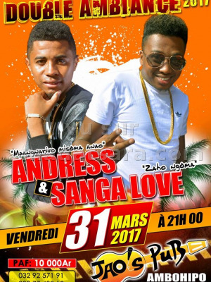 Georgio Sanga Love‍ & Andress - double ambiance 2017 - JAO'S PUB‍