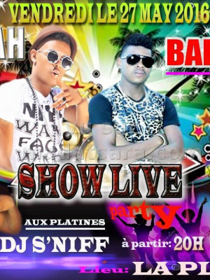 Gil Jah, Balltah, Nostal Show live party à La Plume