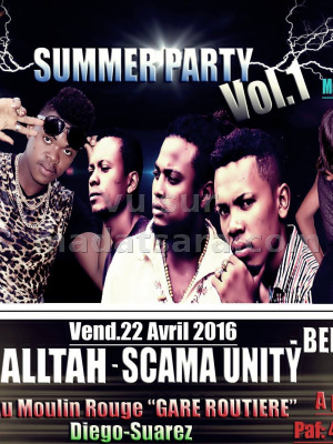 Giljah, Anais, Balltah, Scama Unity, Bella'A, Francklin - Summer party 1 au moulin rouge Gare routière diégo Suarez