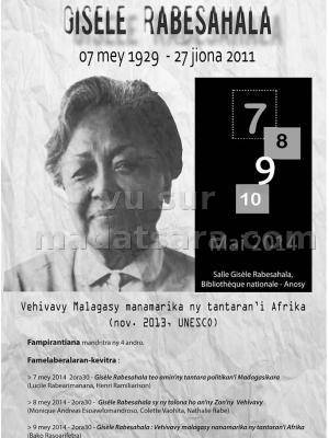Gisèle Rabesahala - Fampirantiana, Famelabelaran-kevitra - Salle Gisèle Rabesahala Bibiolthèque N