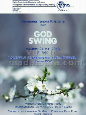 God Swing en concert à la Chapelle de la Barrière St Marc Orléans