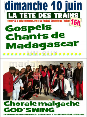 God Swing‍ en concert La Tête des Trains - Café Musique de Tousson‍