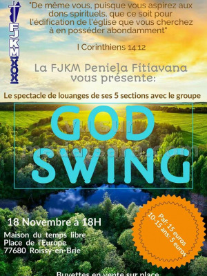 God Swing‍ spectacle de louanges - Maison du temps libre Roissy-En-Brie
