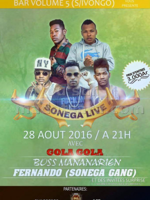 GolaGola & Boss Mananarien - Sonega Live au Bar Volume 5 Soanierana Ivongo