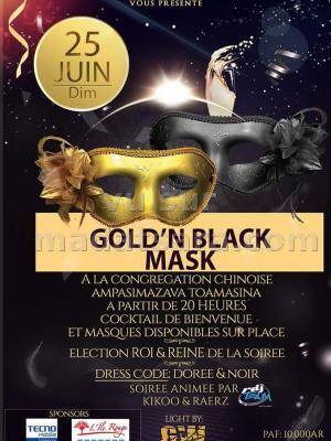 Gold'N black mask congregation chinoise Ampasimazava