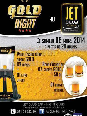 Gold Night au Jet Club Bar
