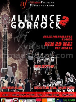 Golgotha, Demorgor & Nocturnal Mortum - Alliance Gorrock 2 - Salle polyvalente Alliance Française de Fianarantsoa