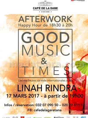 Good music & times avec Linah‍ Rindra - Café de la Gare Soarano‍