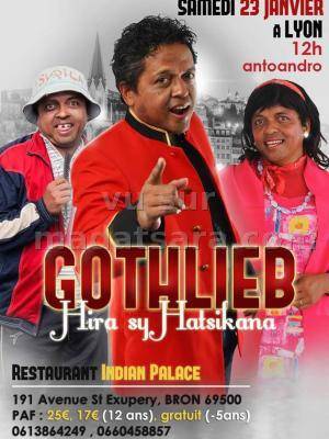 Gothlieb en concert à l'Indian Palace Bron France