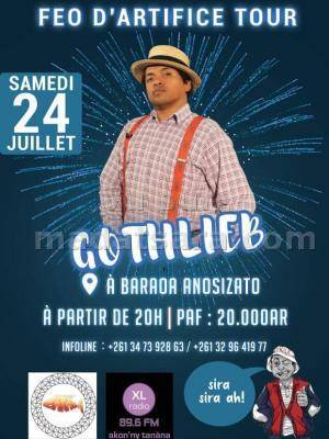 Gothlieb Feo d'artifice tour Restaurant Barao Anosizato