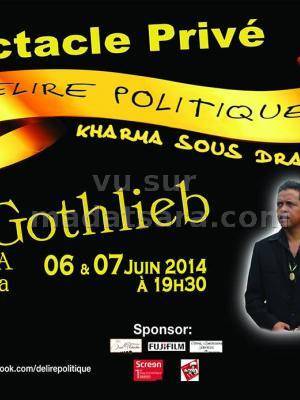 Gothlieb - Spectacle Privé Délire Politique Kharma sous Drap au CCESCA