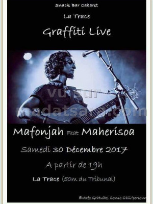 Graffiti live avec Mafonja‍ & Maherisoa - La Trace