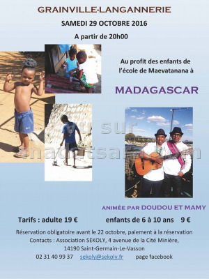 Grainville-Langannerie au profit des enfants de l'école de Maevatanana - animé par Doudou‍ & Mamy Rakoto